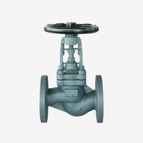 산업용 파이프라인의 누출 방지 작동을 위한 벨로우즈 씰이 있는 벨로우즈 글로브 밸브, Vcore 밸브