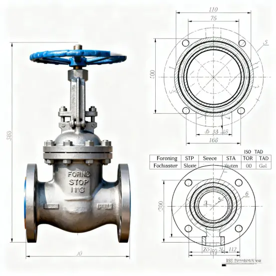 Vcore Valve Forging Stop Valve structure image