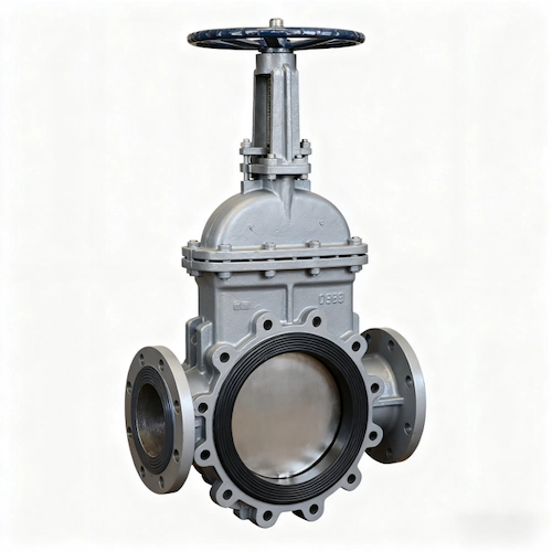 Slurry Gate Valve - High-performance liquid slurry gate valve designed for reliable sealing in challenging fluid systems, Vcore Valve