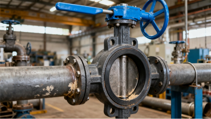 Vcore Valve Soft Seal Butterfly Valve industrial application image
