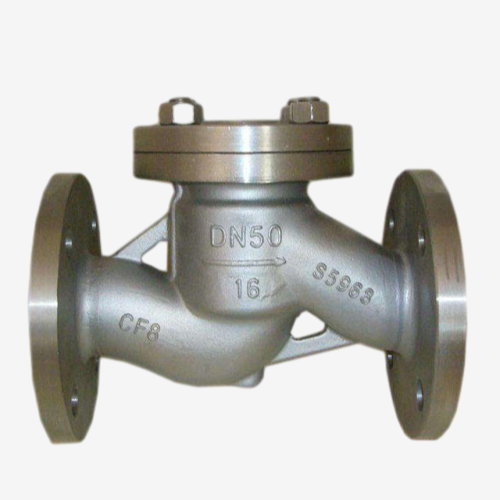 clapet anti-retour à bride en acier inoxydable