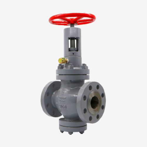Throttle Emptying Stop Valve product image for industrial pipeline service, Vcore Valve