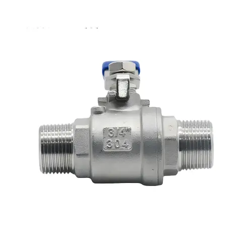 Hình ảnh sản phẩm Van bi loại hai mảnh, được thiết kế để kiểm soát chất lỏng bền bỉ và chống rò rỉ trong hệ thống đường ống công nghiệp