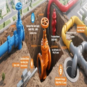 Vcore Valve inspección de válvulas de compuerta subterránea y aplicación de tuberías