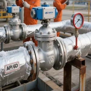 Vcore Valve 3-Piece Construction Welding Ball Valve صورة تطبيق خط الأنابيب الملحومة