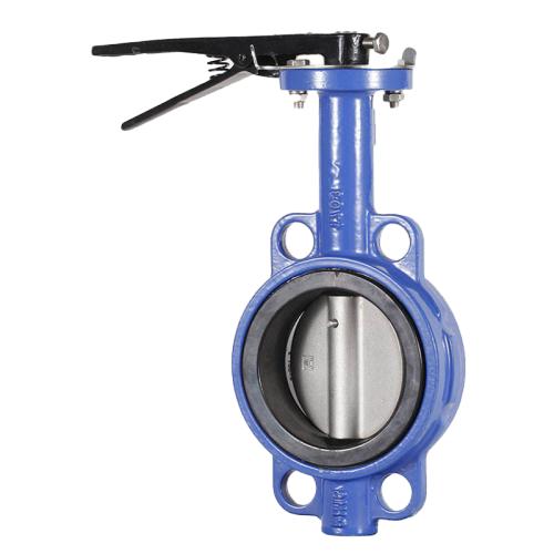 Vue en coupe d'une vanne papillon à plaquettes de 4 pouces avec conception à passage intégral