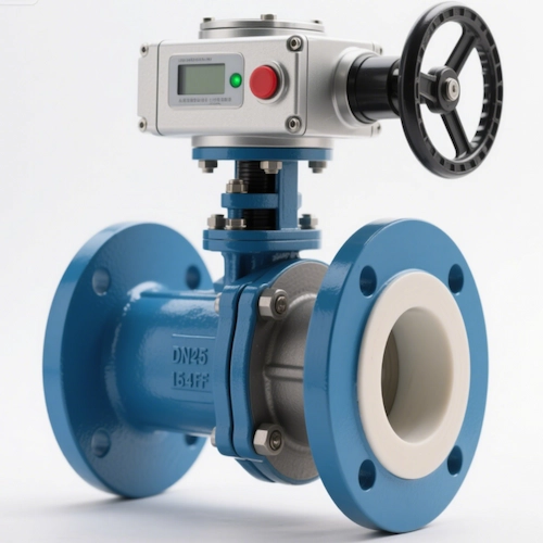Ceramic Lining Electrocar Gate Valve for High-Temperature and Abrasive Media