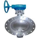 Válvula borboleta excêntrica dupla de 12 polegadas