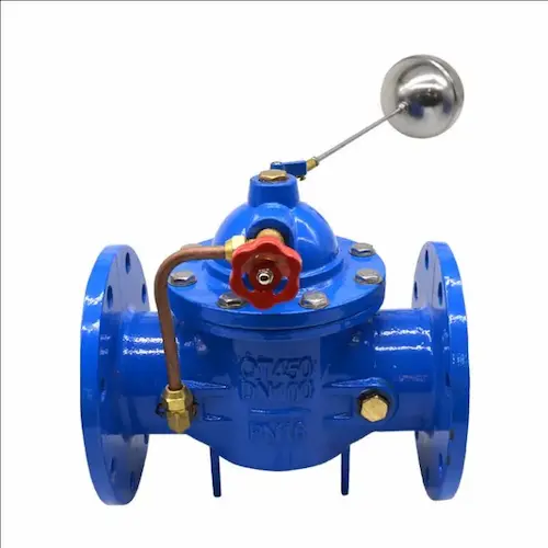 รูปภาพผลิตภัณฑ์วาล์วลูกลอยถังเก็บน้ำ ออกแบบมาเพื่อการควบคุมระดับน้ำอัตโนมัติและการควบคุมการไหลในถังและอ่างเก็บน้ำอย่างมีประสิทธิภาพ