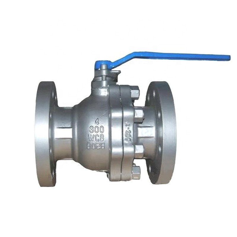 Carbon-Steel-DN100-300LB-WCB-2PC-Flanged-6-Dual-Function-Ball-Valve