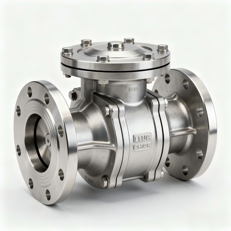 DN100-Class-150-Lug-Wafer-Dual-Disc-Check-Valve-Soft-Seal-NBR-Gros plan