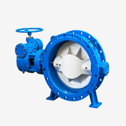 DN1200-16inch-flanged-double-triple-eccentric-butterfly-valve