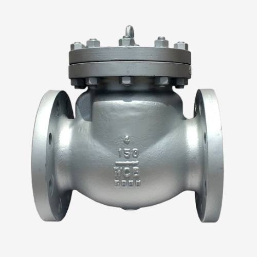 Vertical-Horizontal-Water-Turbine-WCB-Cast-Flanged-Check-Valve-Class-600