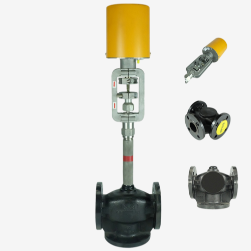 DN40-electric-control-valve-WCB-2-way-hot-oil-steam