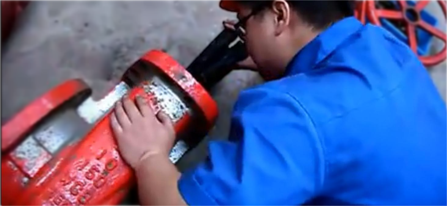 Vcore Valve ball valve flow control issues troubleshooting scene for industrial pipeline service