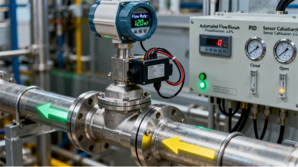 Válvulas Elétricas Automáticas com atuador e sensores de posição