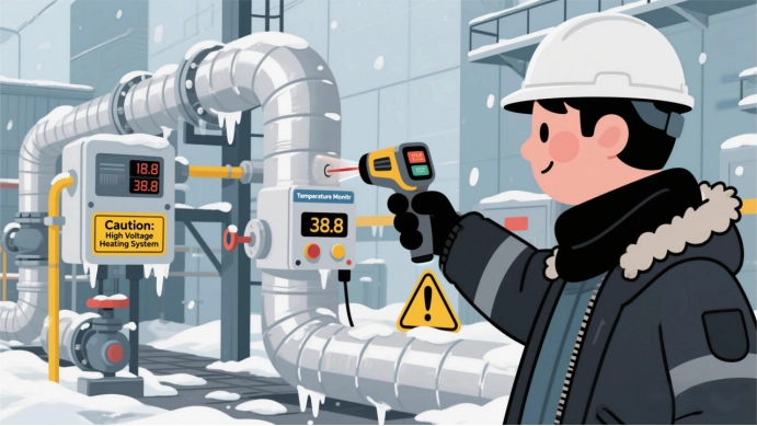Steam jacket valve used for heat maintenance and freezing prevention