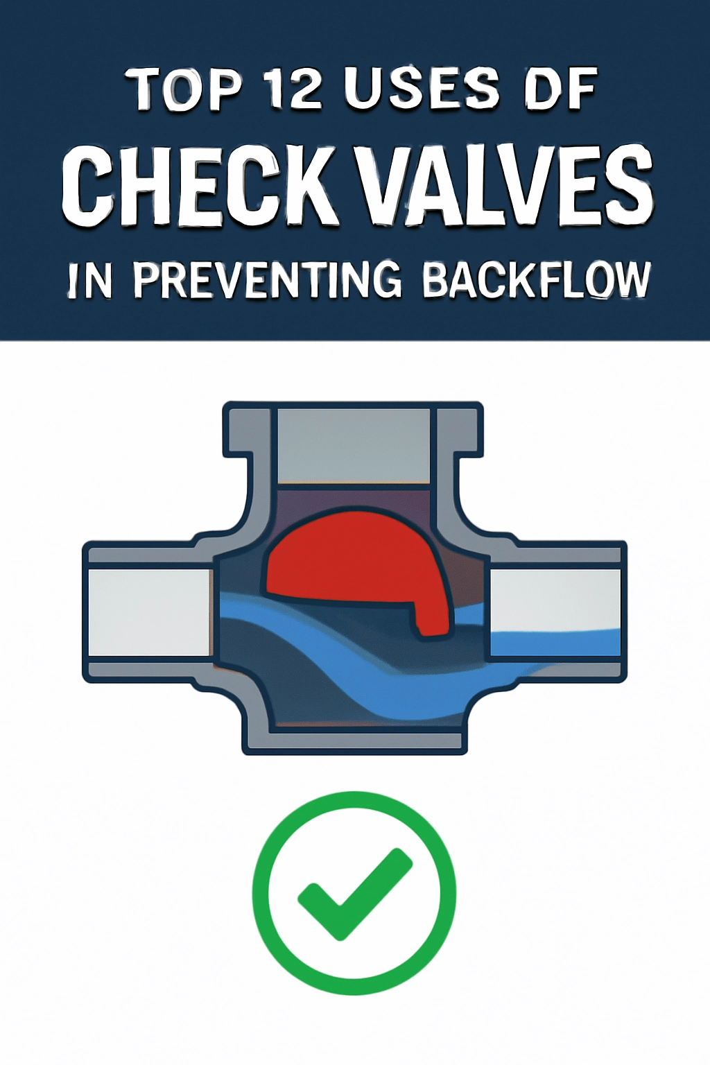 Top 12 uses of check valves in preventing backflow