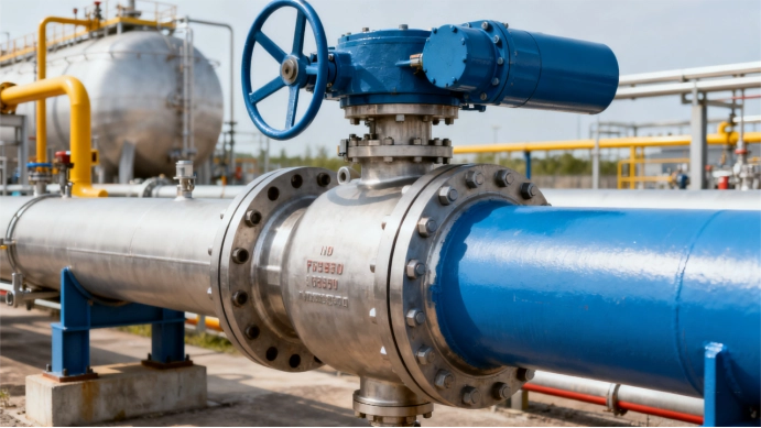 שסתום קריוגני במערכת הובלת LNG למניעת נזילות וויסות לחץ