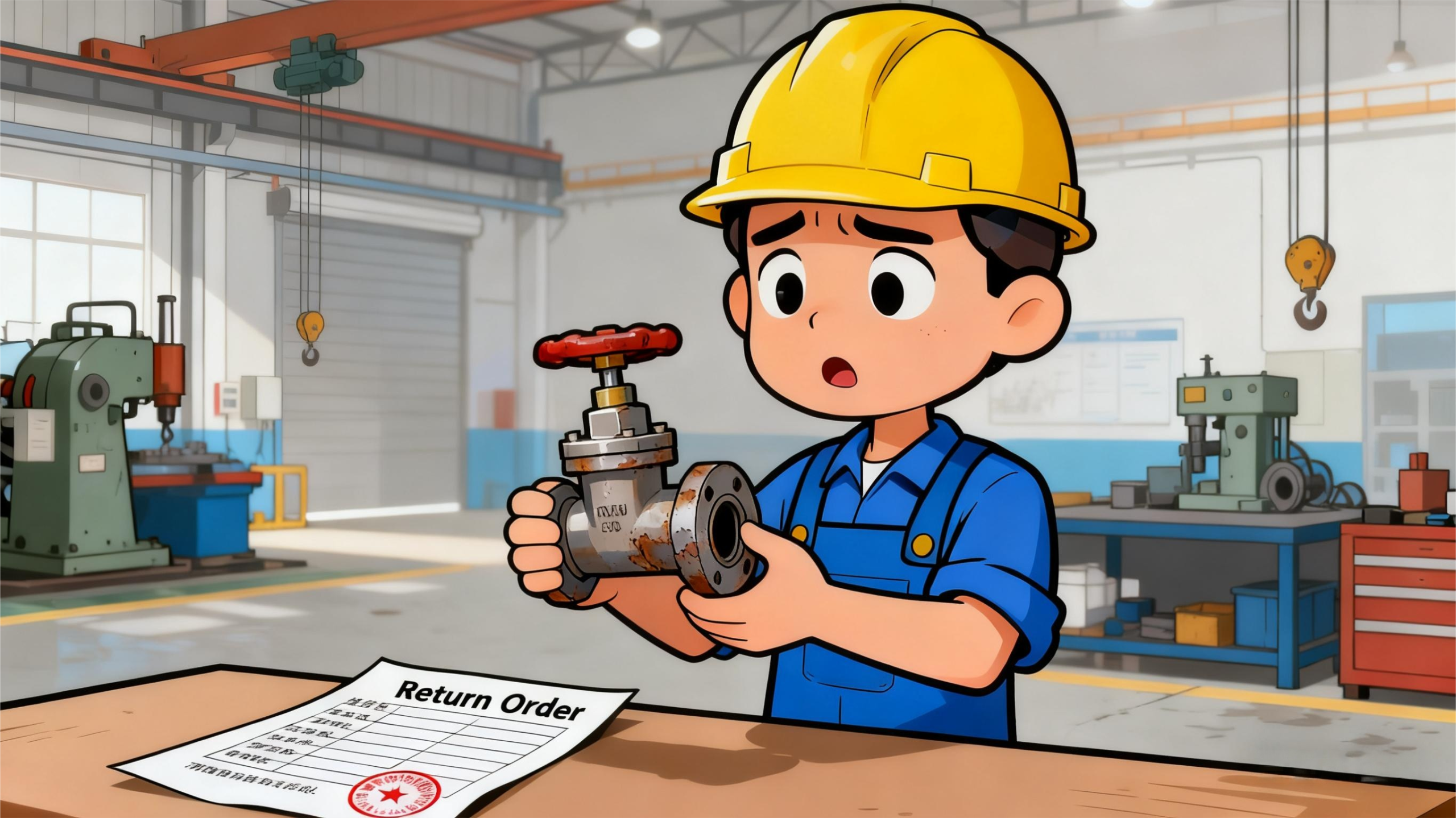 Products that do not meet the valve standards will be returned