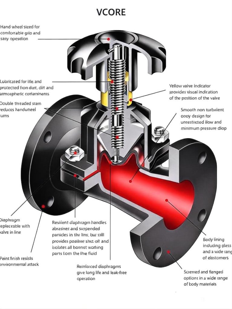 Diaphragm Valve Materials & Lining: Performance and Cost Impact - Vcore ...