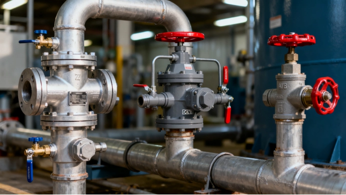 Preventor de reflujo que protege el sistema de agua potable