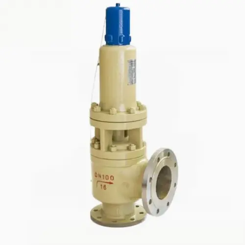 압력 방출 응용 분야용으로 설계된 전체 리프트 안전 밸브 제품 이미지는 중요한 시스템에서 빠르고 안정적인 압력 방출을 제공합니다.