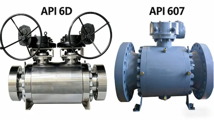 API 607 vs API 6D Ball Valves-structure-comparison