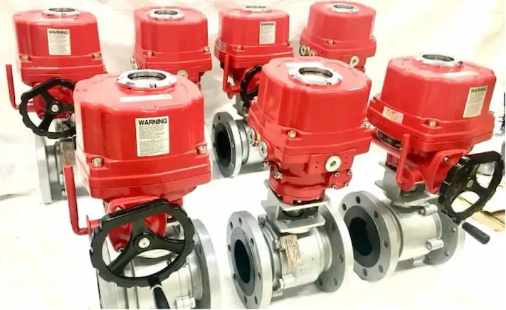 Aktüatörlü otomatik küresel vana