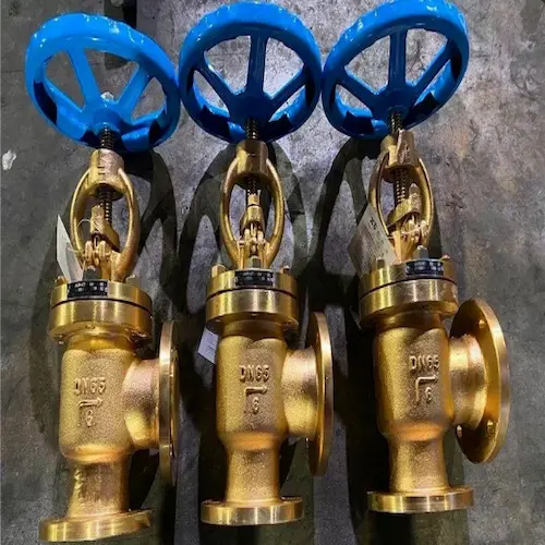 ブロンズ製アングルバルブアプリケーション。