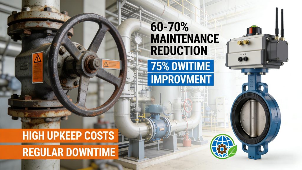 Vergleichstabelle zwischen elektrischen Absperrklappen und herkömmlichen Ventilen für die Gasverarbeitung