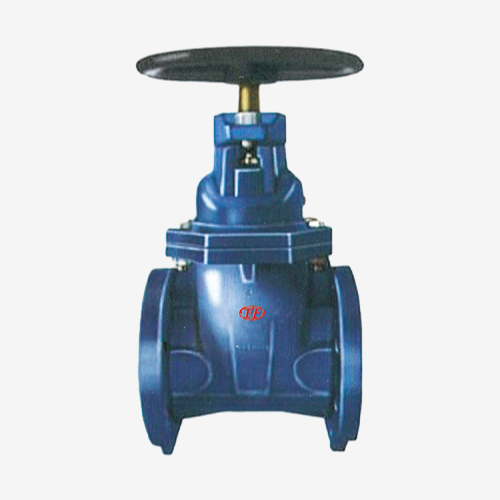 DIN-QT450-ductile-iron-resilient-seat-flanged-gate-valve