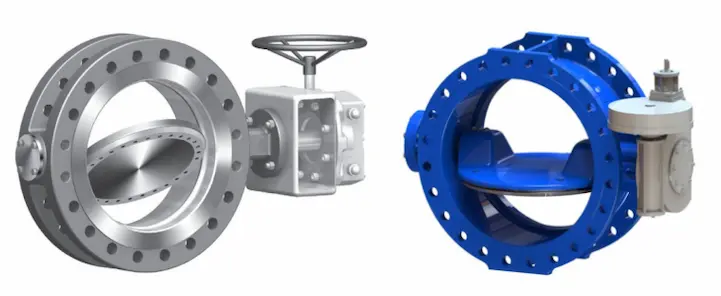 ダブル対トリプル オフセット バタフライ バルブ