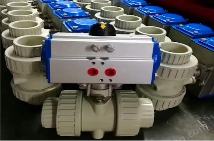 نظام معالجة المياه ذو الصمام الكروي PVC