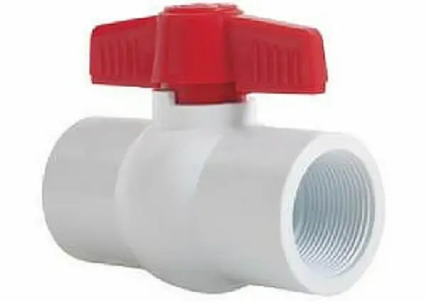 válvula de bola de PVC