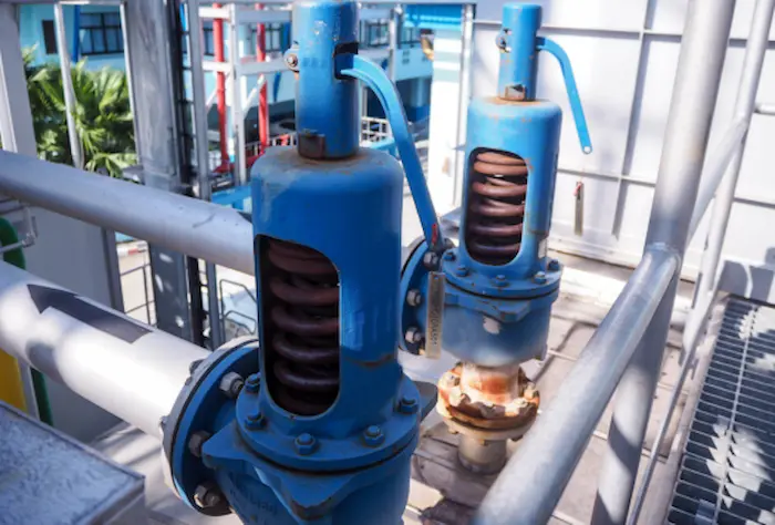 Overdrukventielen-toepassing