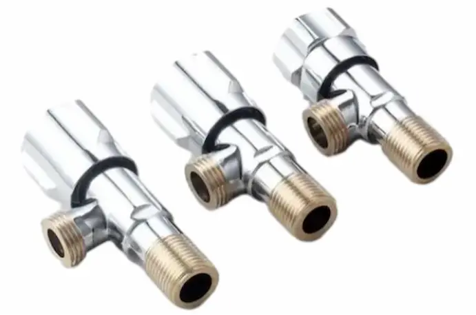 Латунный 1-4-оборотный угловой клапан с керамическим диском