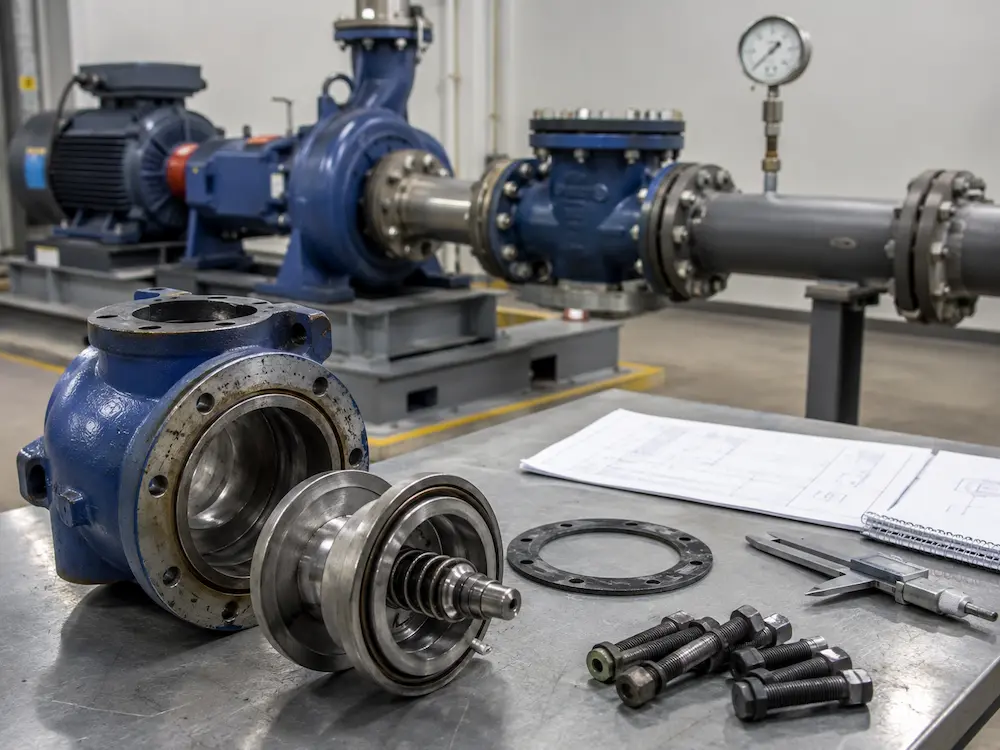 Check valve slam and water hammer diagnosis in pump discharge system