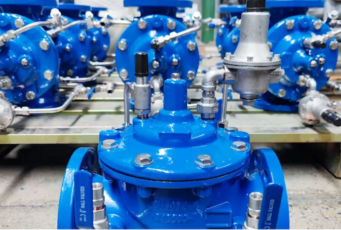 van sắt dẻo dùng trong hệ thống cấp nước