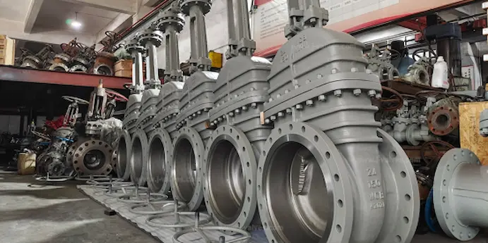 تصميم مفصل لصمام البوابة مقاس 24 بوصة للهيكل والشفة للخدمة الشاقة