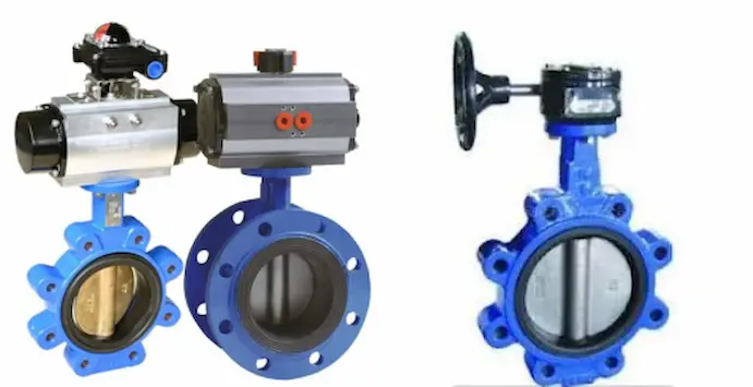 เปรียบเทียบชนิดของวาล์วปีกผีเสื้อ