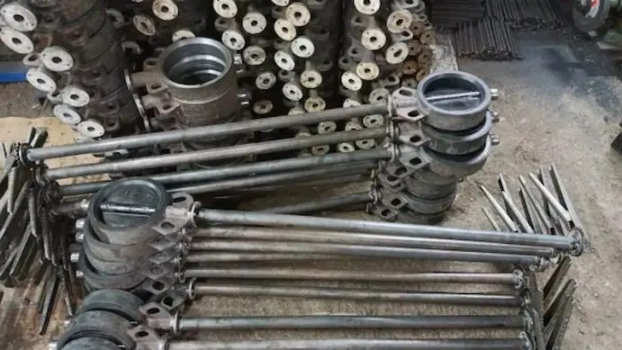 resilient seated extended stem butterfly valves