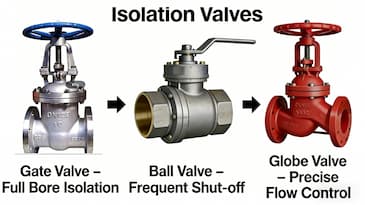 Isolation Valves vs. Gate Valve