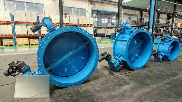 Large-diameter-butterfly-valve-manufacturing