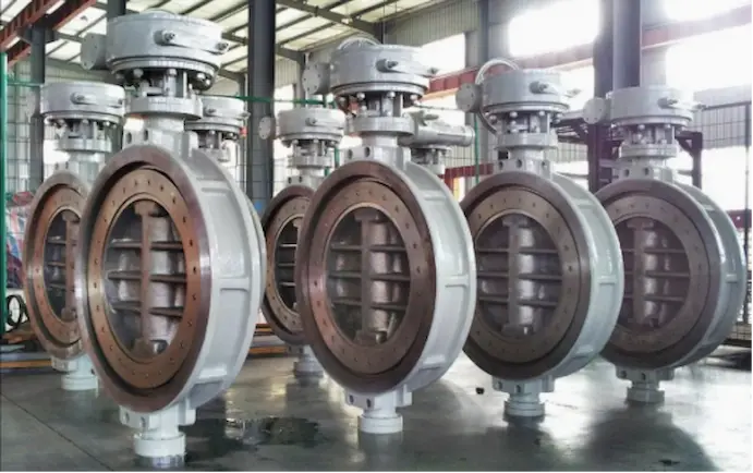 triple offset butterfly valve sealing