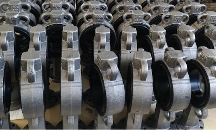 molded seat butterfly valve design