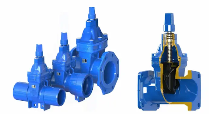 resilient-seated-gate-valve-for-wastewater-pipeline