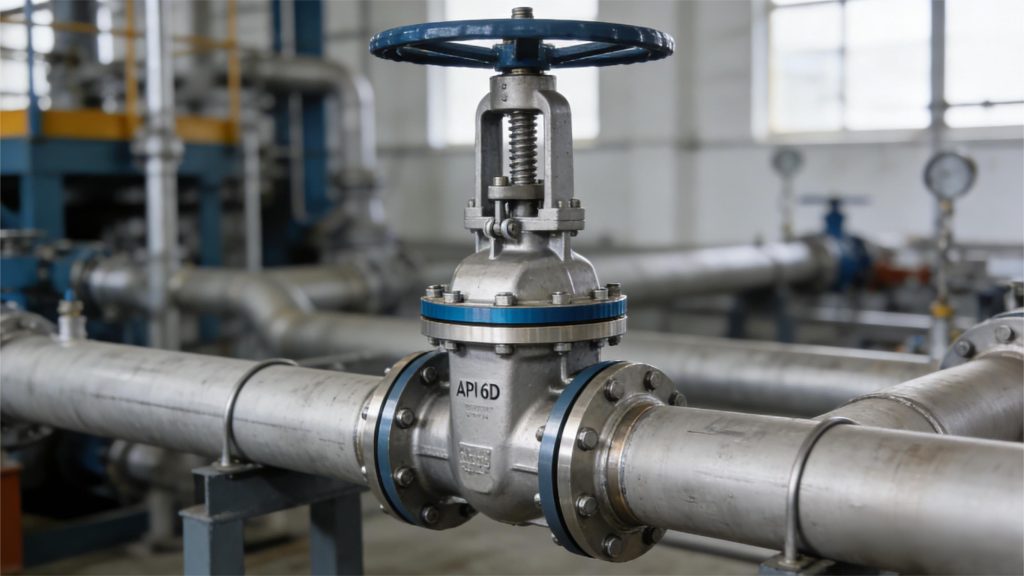 API 6D certified industrial gate valve for oil gas pipelines