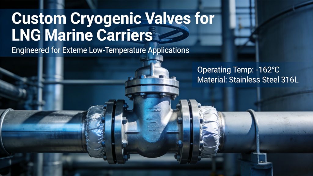 วาล์วไครโอเจนิกแบบกำหนดเองสำหรับเรือบรรทุก LNG ทางทะเล - โซลูชันวาล์วไครโอเจนิกของ OEM วาล์วไครโอเจนิกแบบกำหนดเองสำหรับเรือบรรทุก LNG ทางทะเล - โซลูชันวาล์วไครโอเจนิกของ OEM
