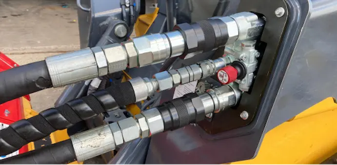 유압식 체크 밸브를 갖춘 산업용 유압 시스템